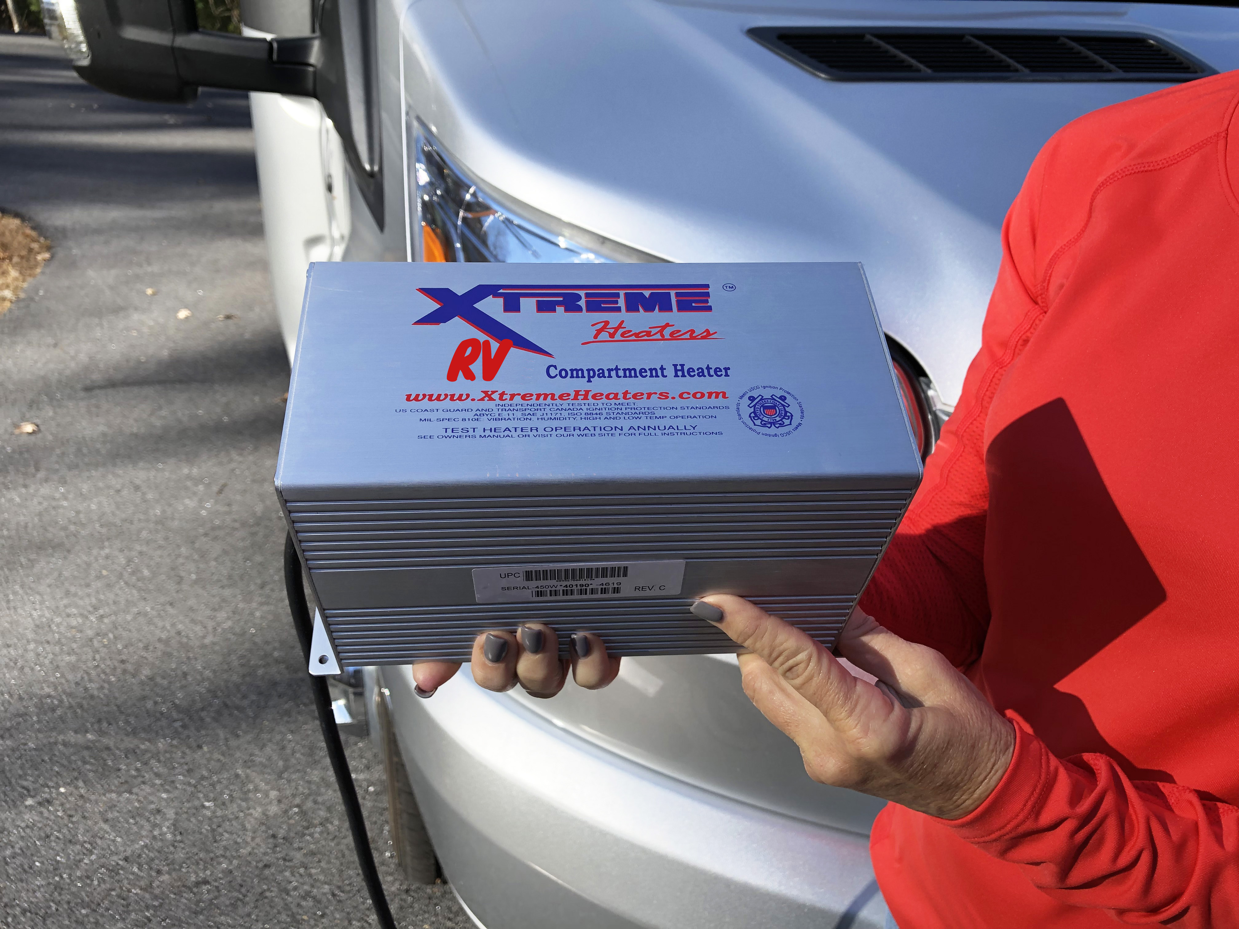 Safe Interior Heater for RV's